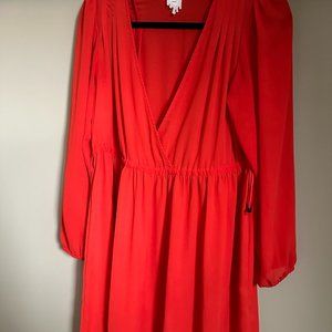 MONKI burnt orange dress (style name: Holly Dress)